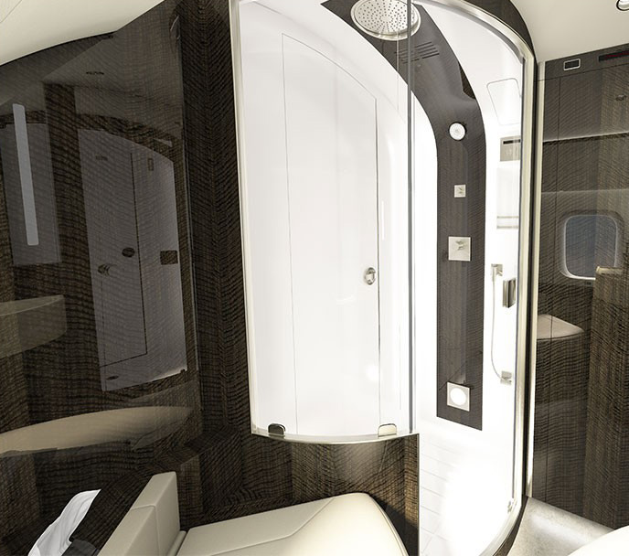 Bombardier Global 8000 first production aircraft completes successful inaugural flight 5