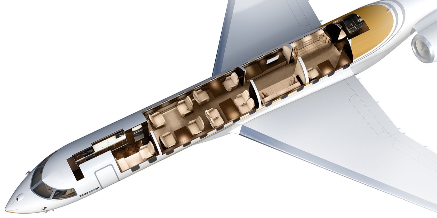 Bombardier Global Express impressie 1