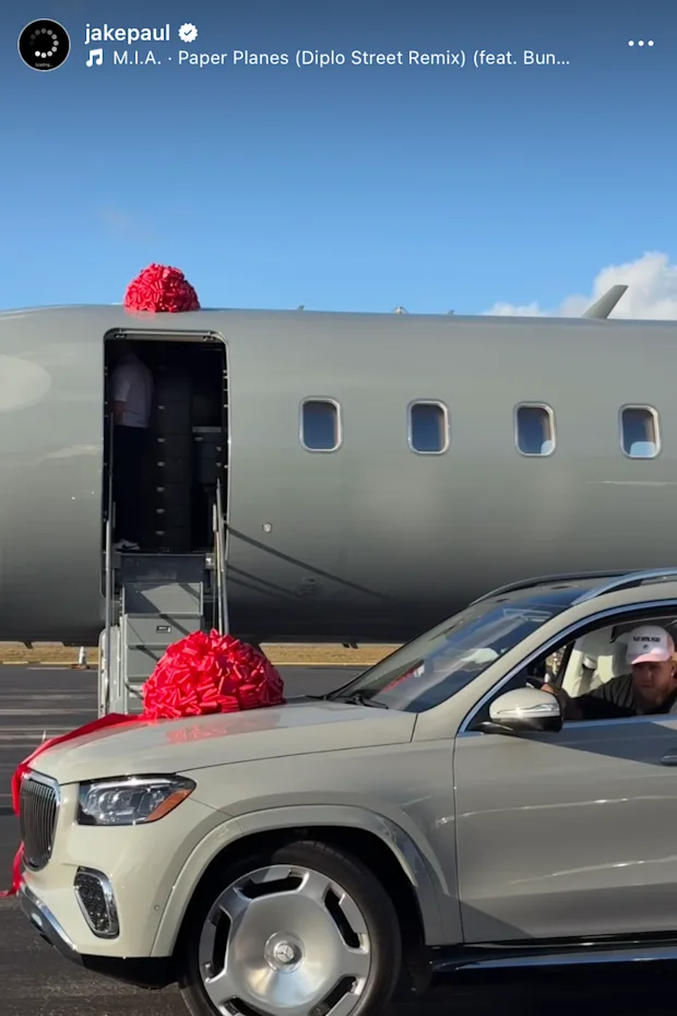 Jake Paul acquires a Bombardier Global Express and Mercedes-Maybach GLS 600 3