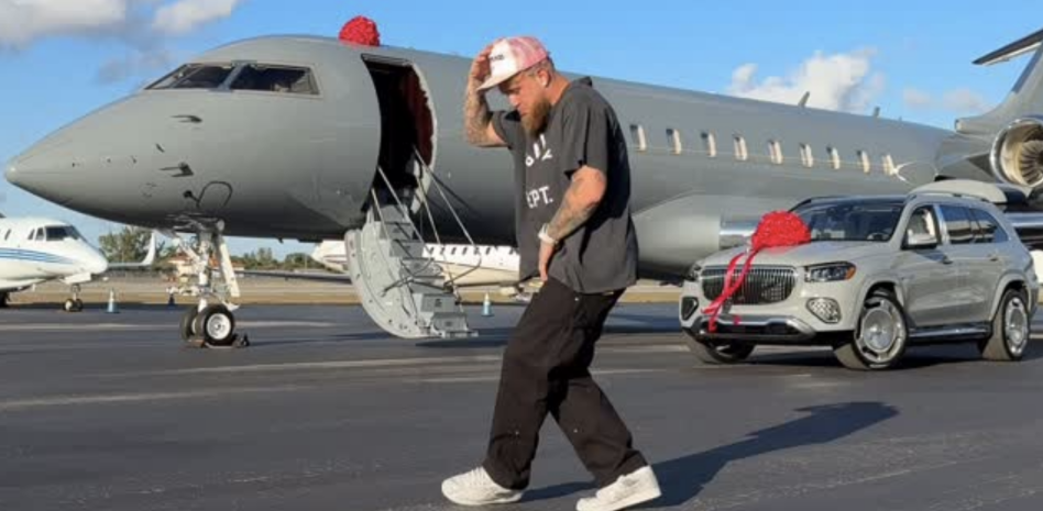 Jake Paul acquires a Bombardier Global Express and Mercedes-Maybach GLS 600